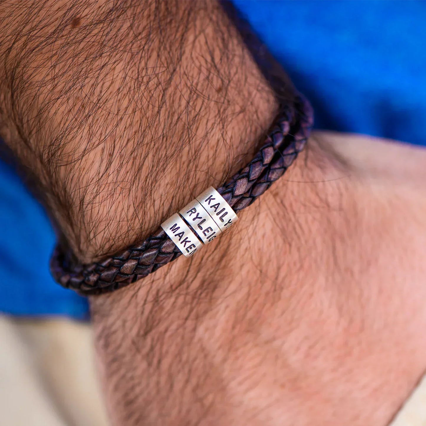 Pulseira Personalizável Dia dos Pais | Oferta Especial 50% OFF + Frete Grátis Somente Hoje!