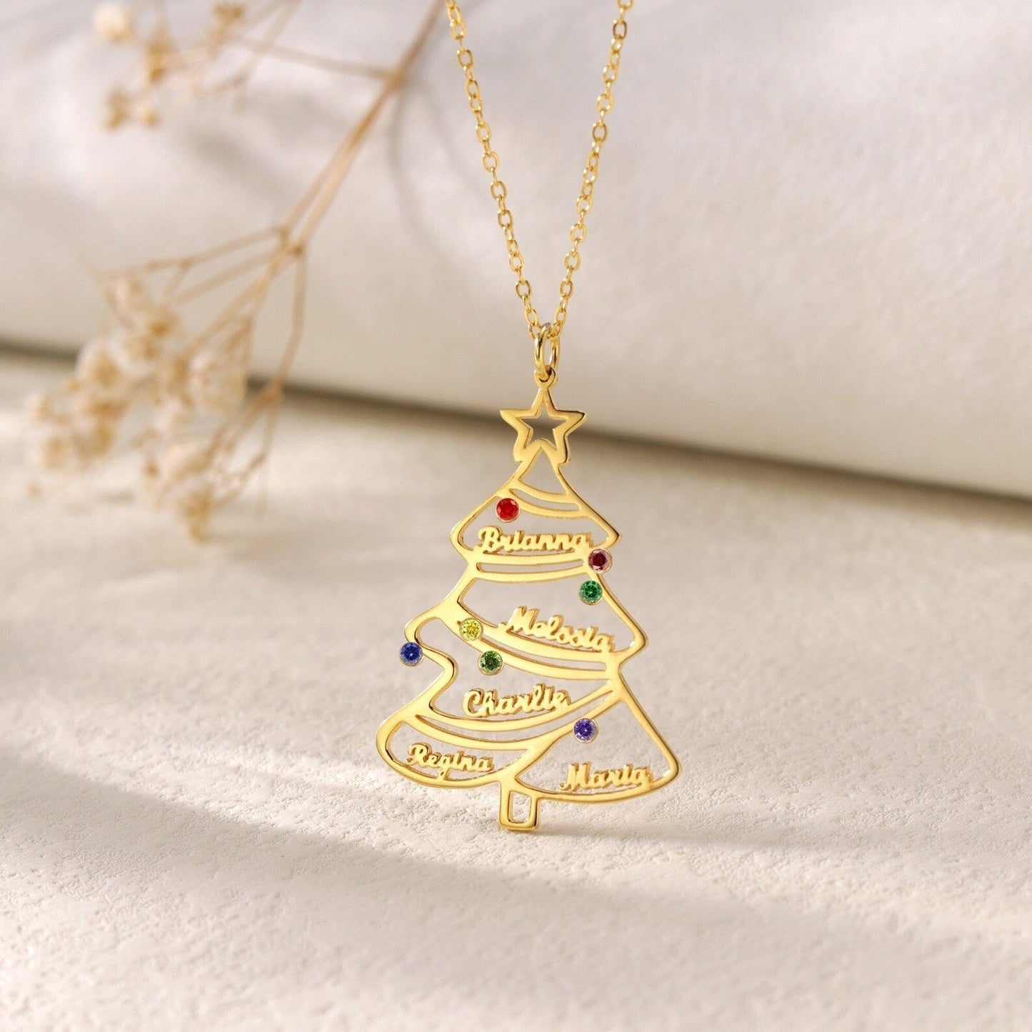 Colar Personalizado Árvore de Natal - Promoção Antecipada Natal 2023
