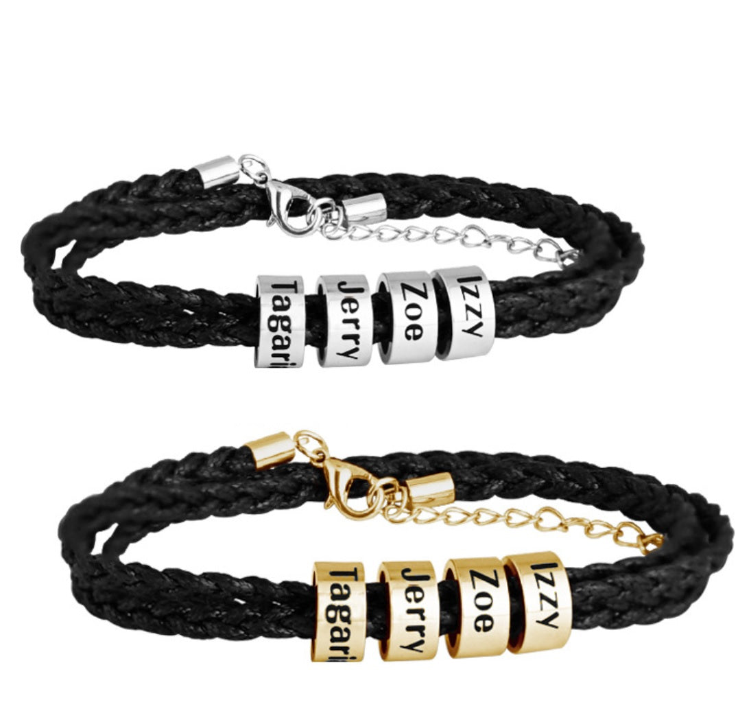 Pulseira Personalizável Dia dos Pais | Oferta Especial 50% OFF + Frete Grátis Somente Hoje!